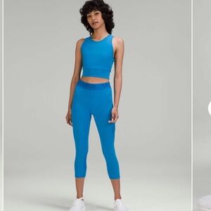 Lululemon Waistband HR Train crop 21” in POOLSIDE blue